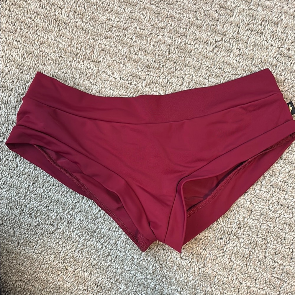 Burgundy Athletic Shorts
